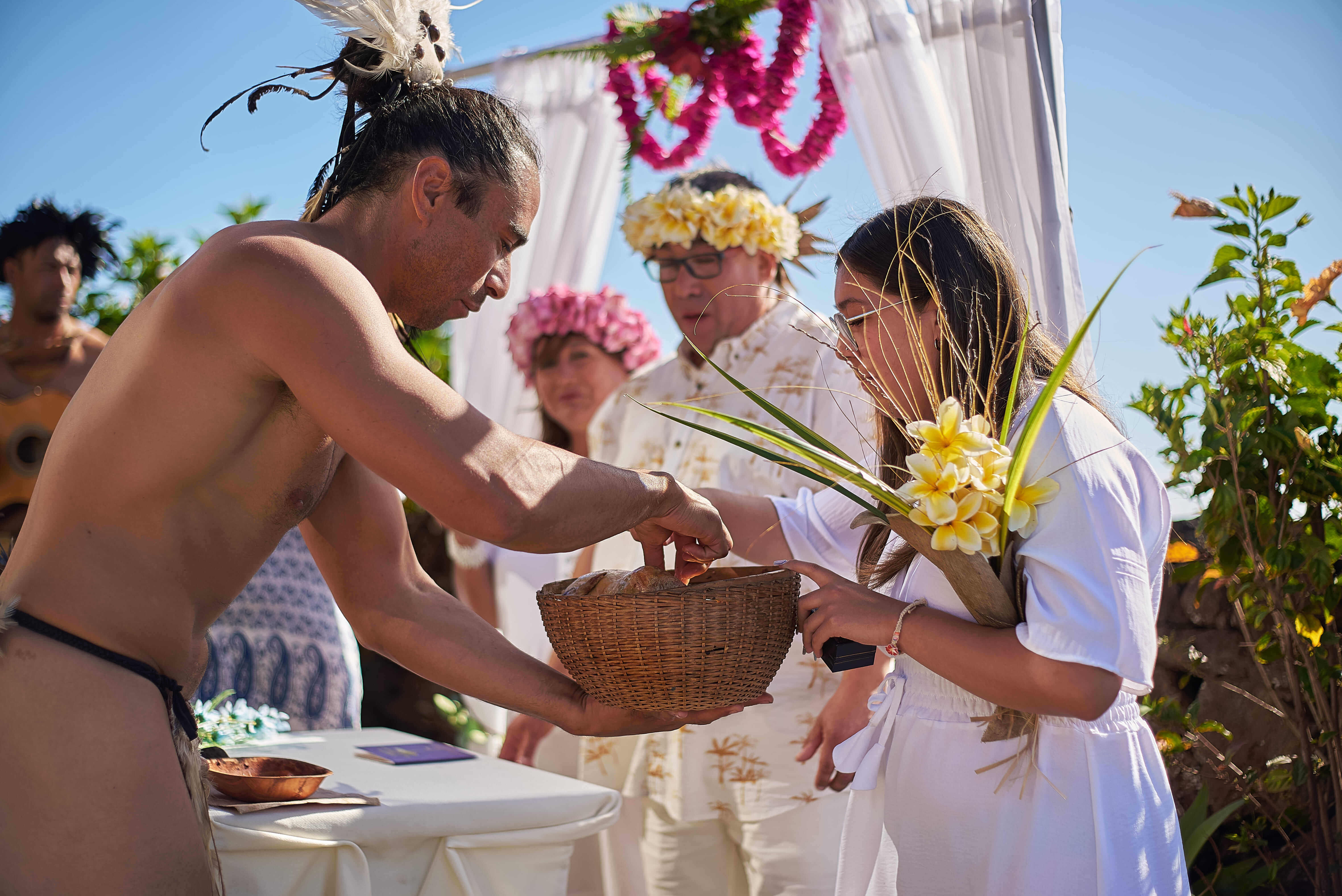 Ceremonia tradicional Rapa Nui